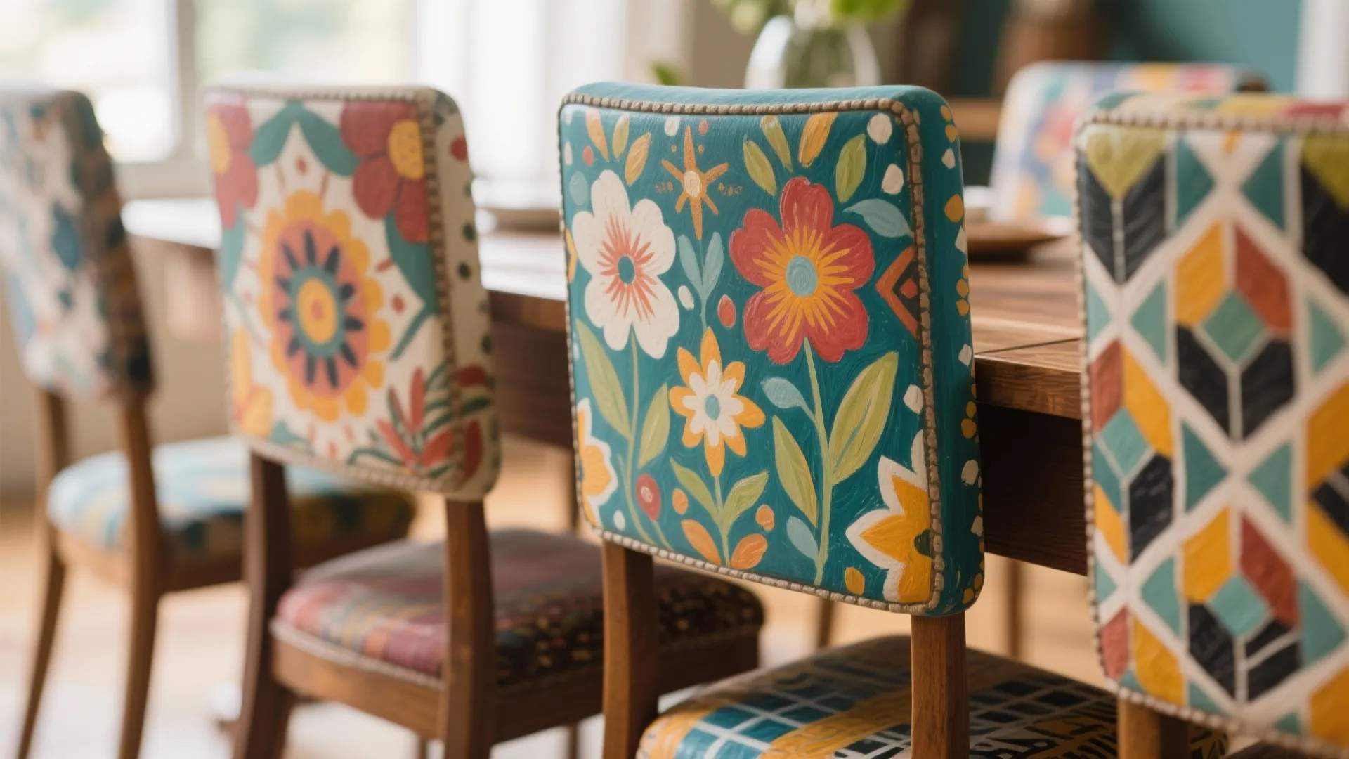 4. Hand-Painted Patterns