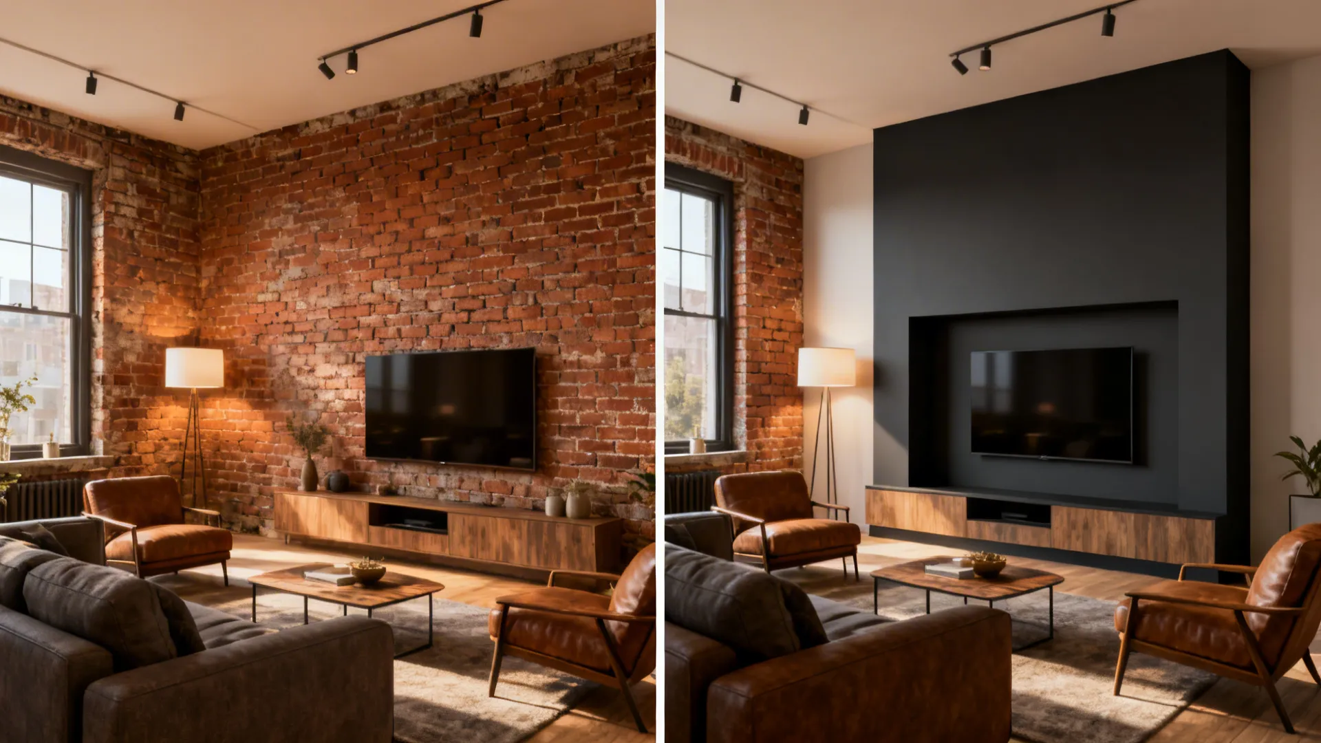 3. Paint a portion for contrast