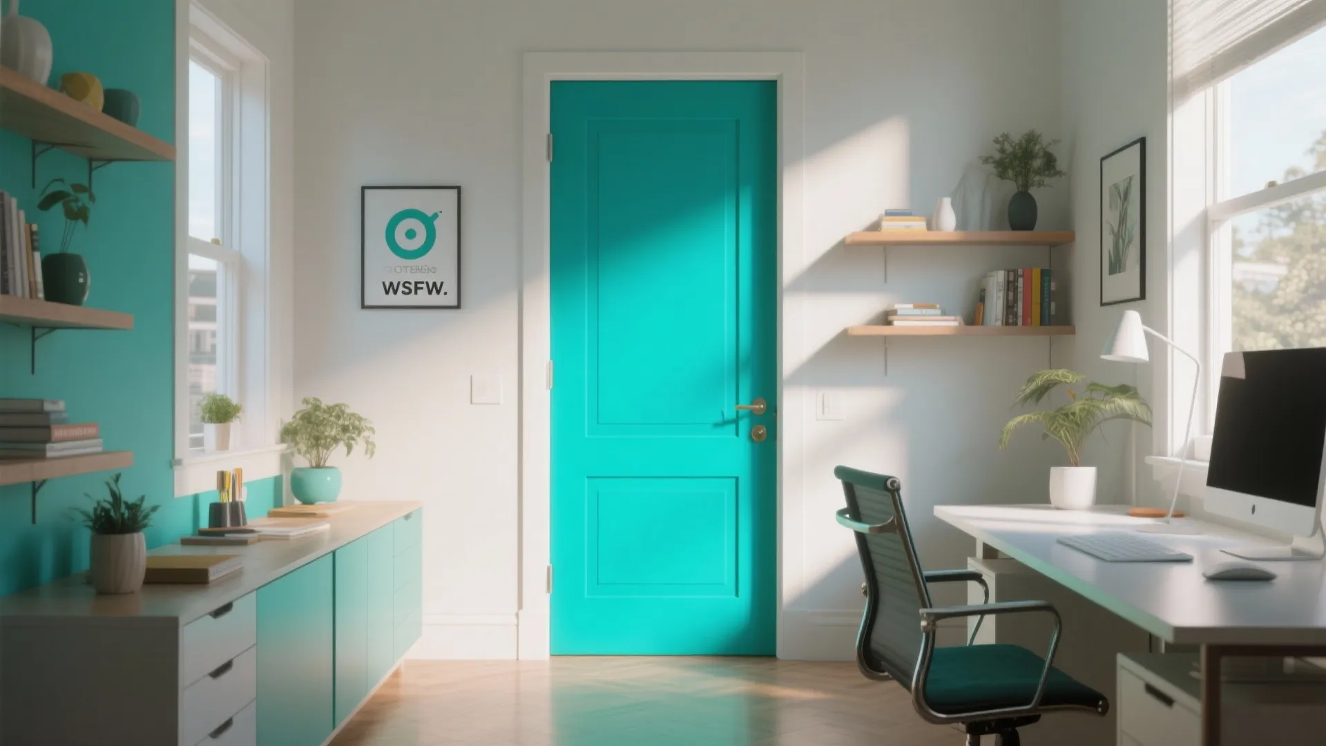 10. Painted Statement Doors