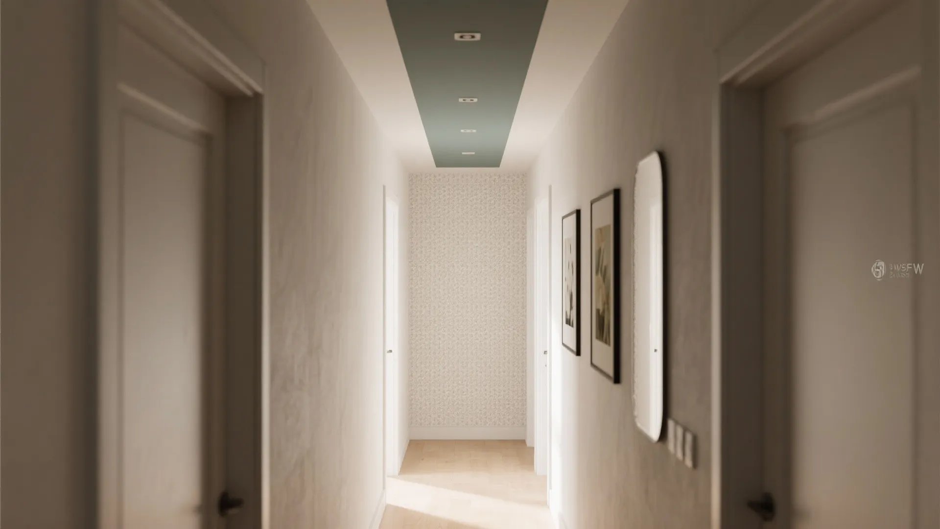 Painted Ceilings and Micro-Patterns for Personality