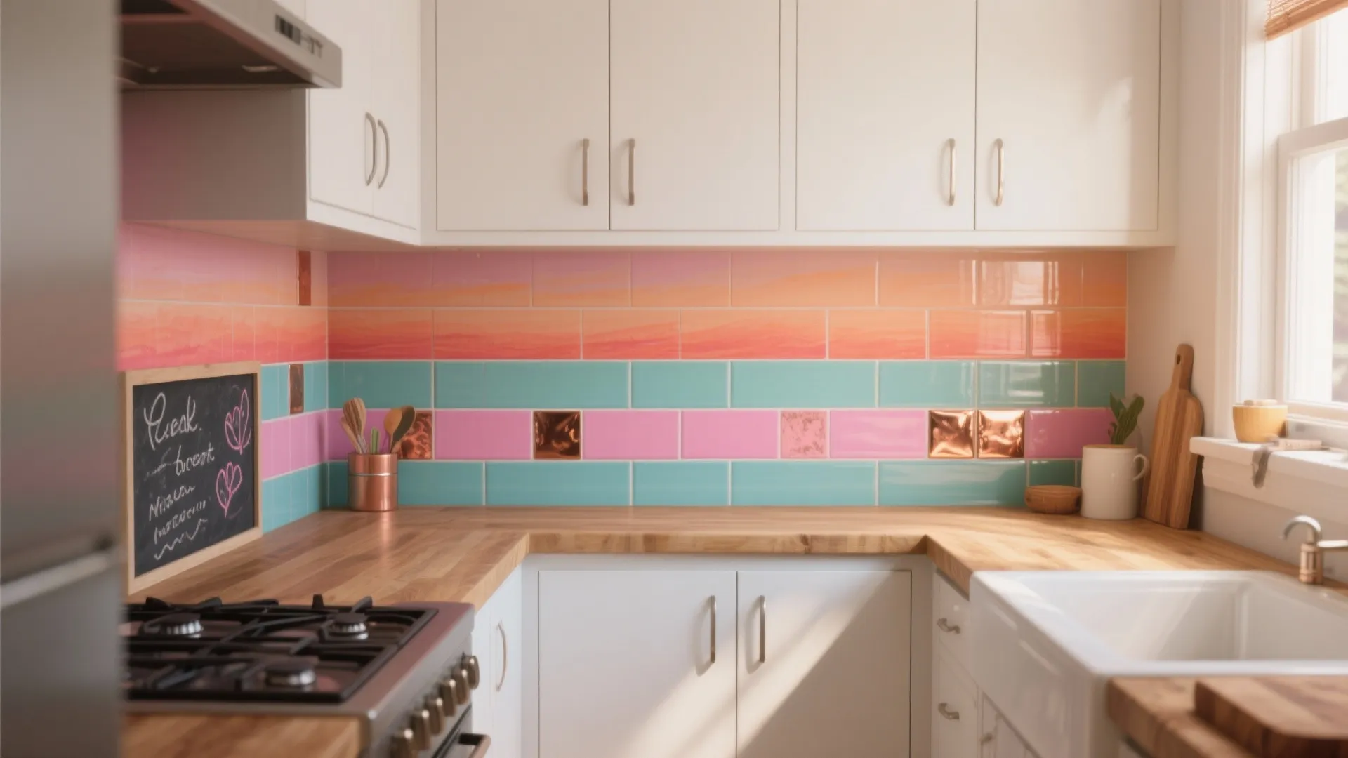 5 Kitchen Painted Tiles Ideas: Creative small-kitchen solutions with painted tiles — five practical inspirations from a pro designer