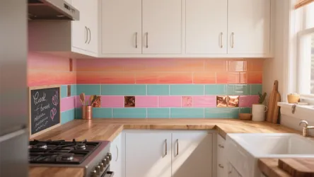 5 Kitchen Painted Tiles Ideas