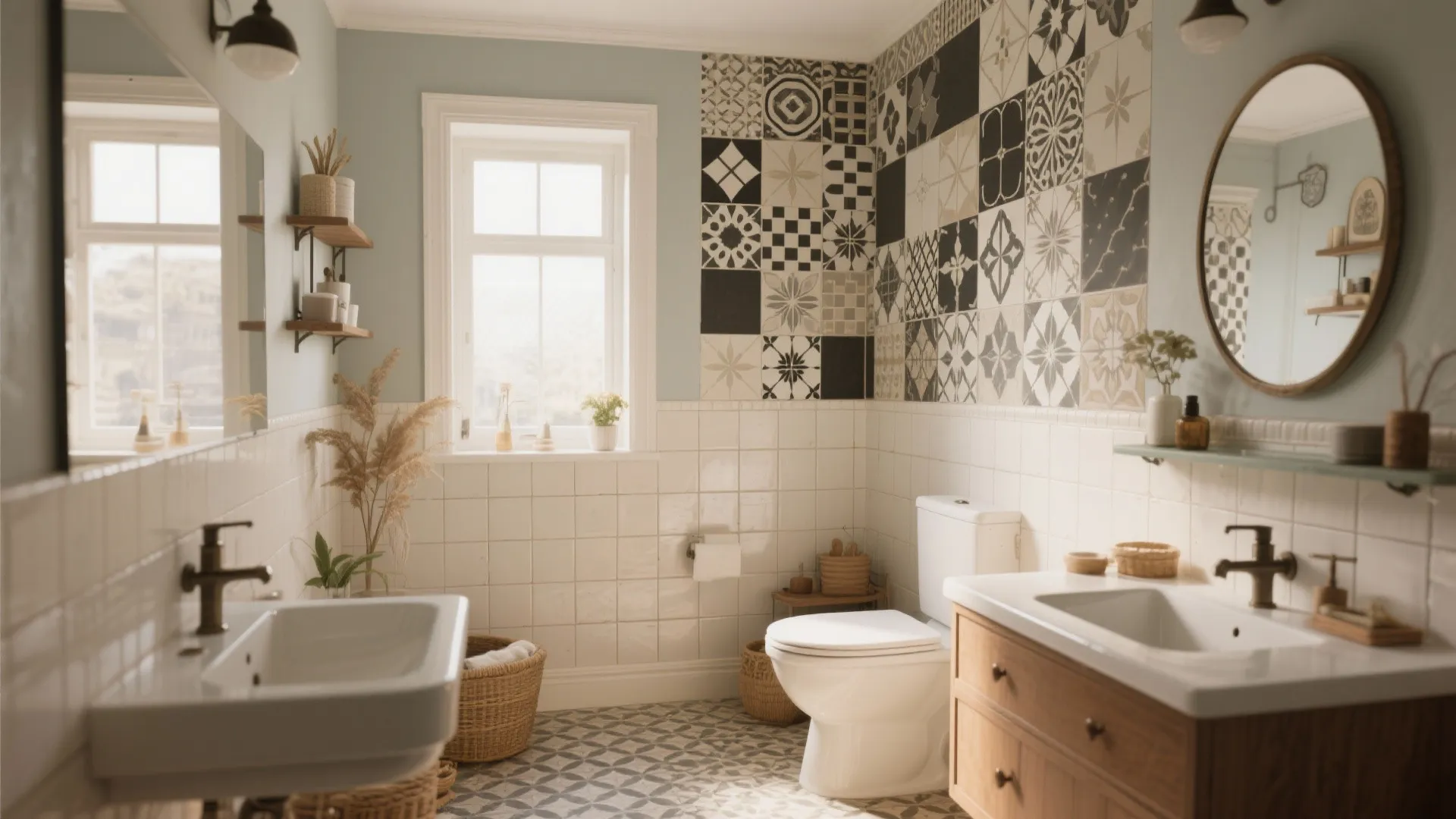 10 Creative Bathroom Tile Painting Ideas