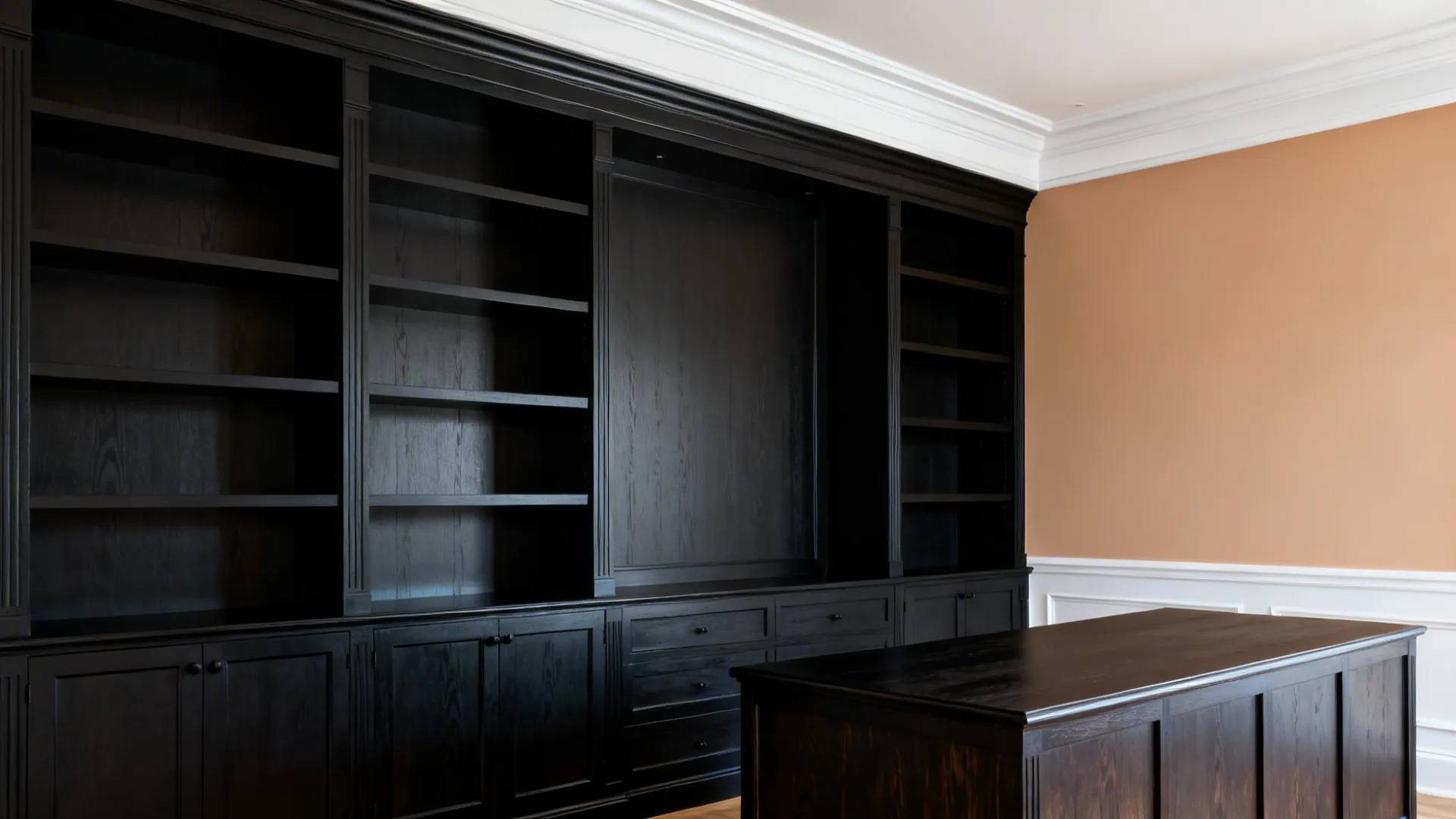 5. Create contrast with painted walls or trims