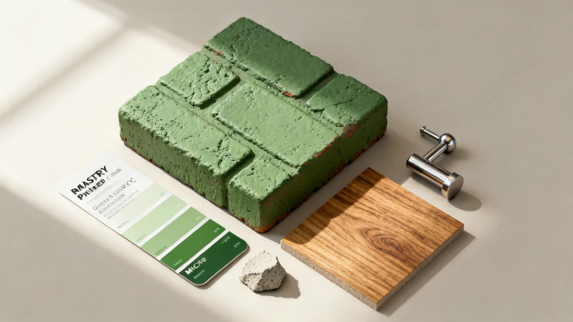 5) Painted Brick Veneer for Color-Blocking