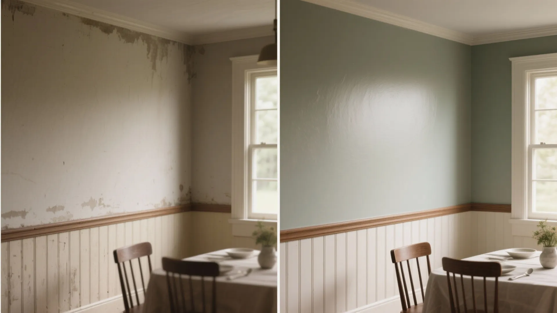 5. Create painted wainscoting for charm and protection