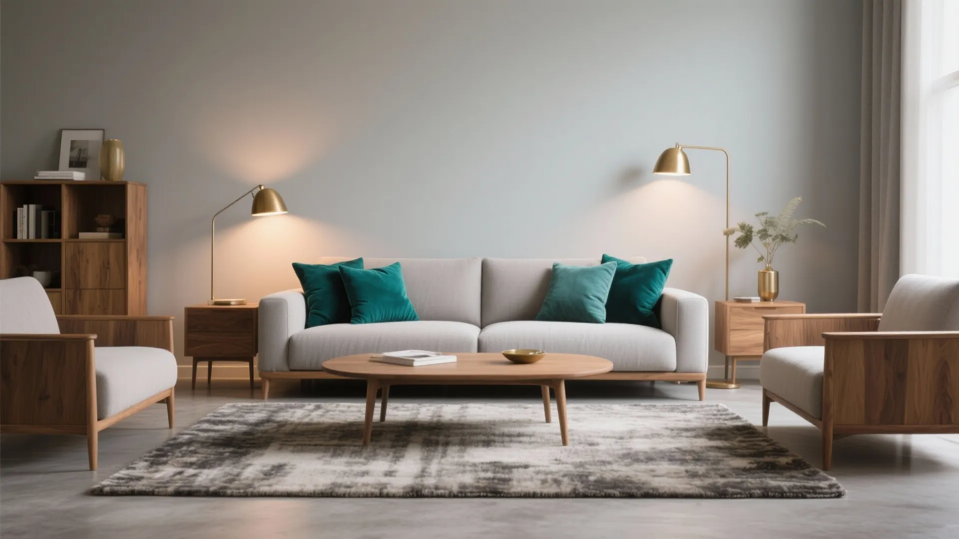 3. Pair Grey with Materials and Accent Colors