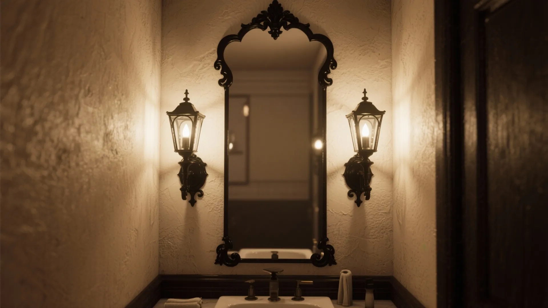 2. Paired Sconces for Symmetry