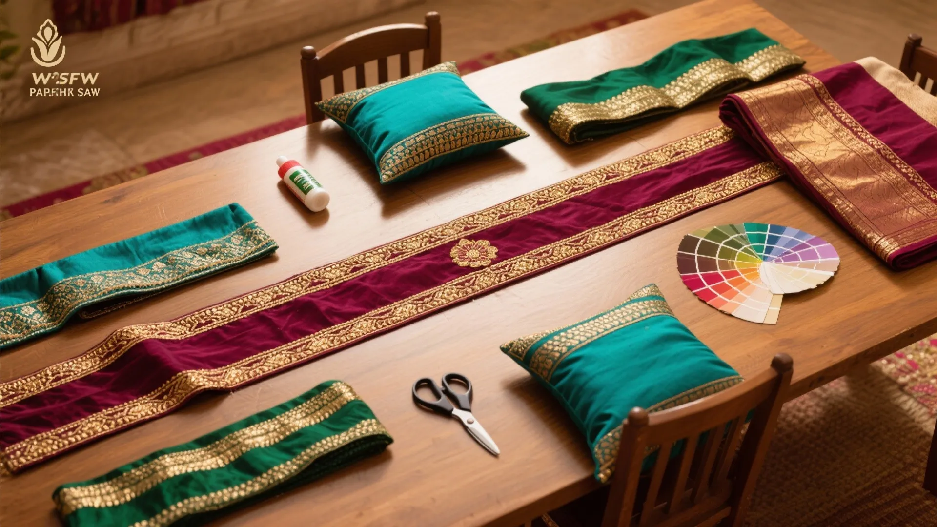 Peshwai Palette & Paithani Accents