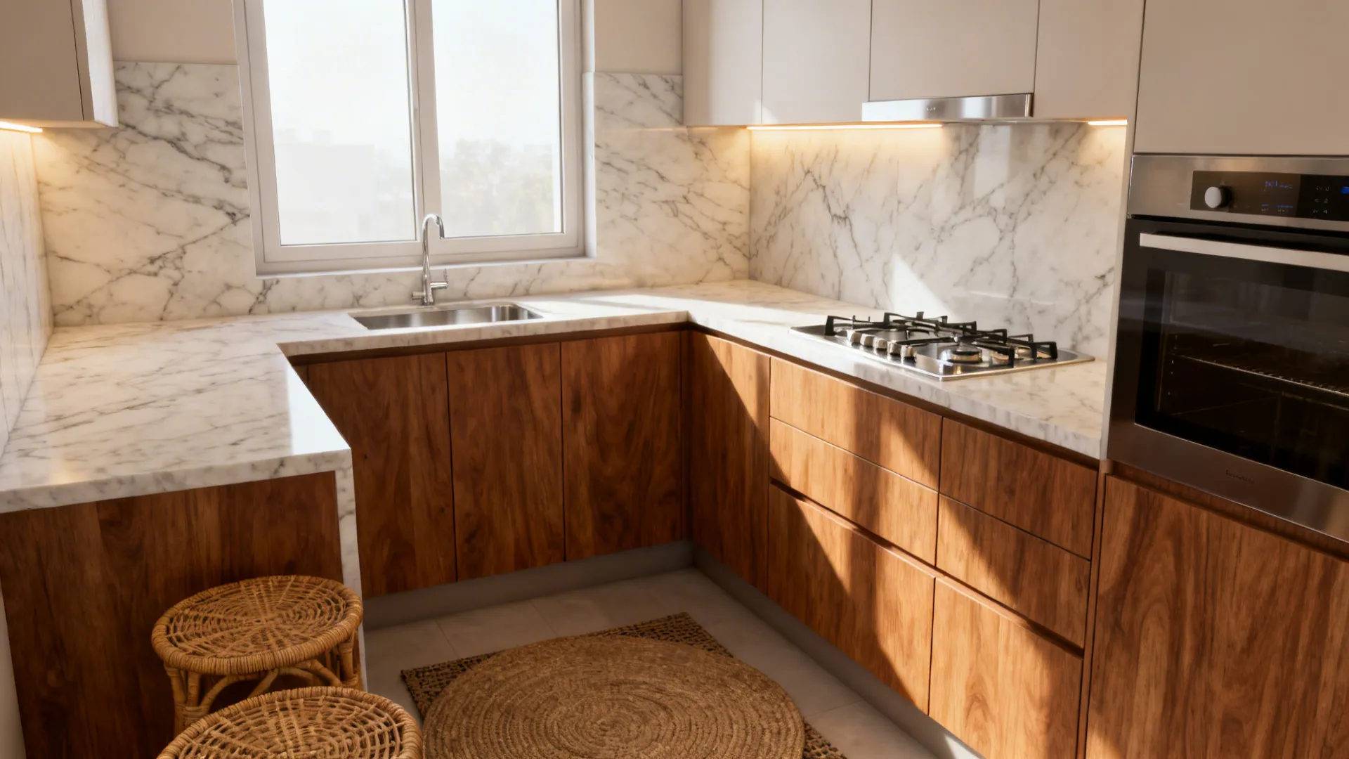 Kitchen marble design in Pakistan: 5 ideas that work