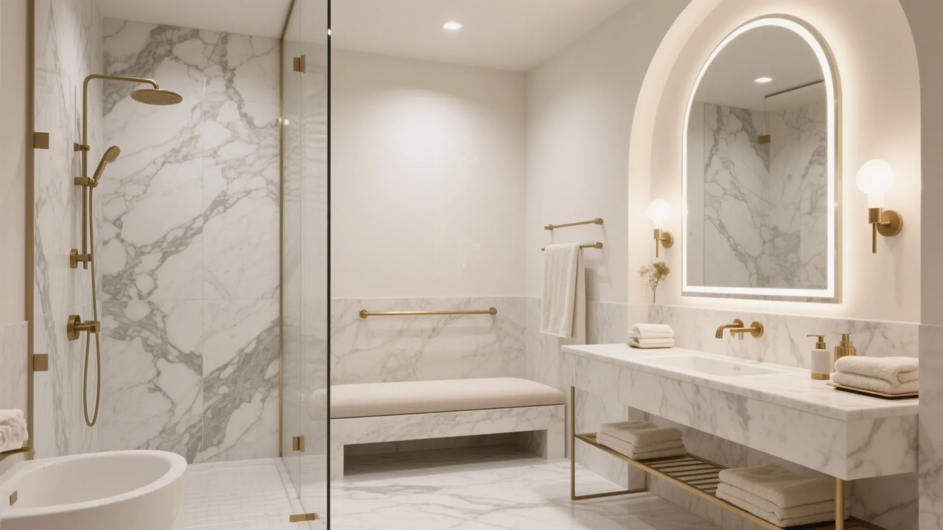 A Palatial Bath and Dressing Suite—Sanctuary, Not Showroom