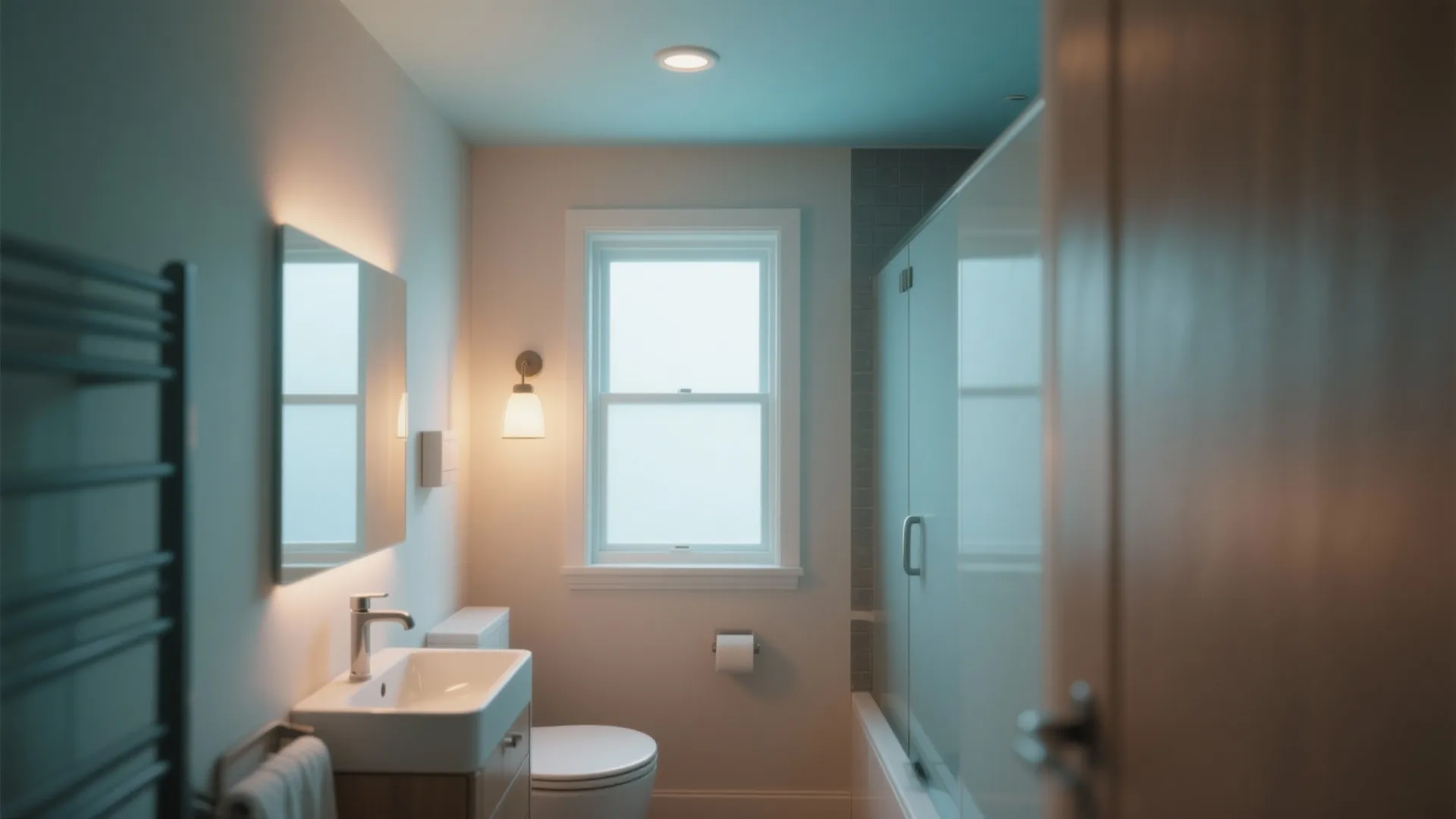 3. Pale Color to Visually Lower the Ceiling