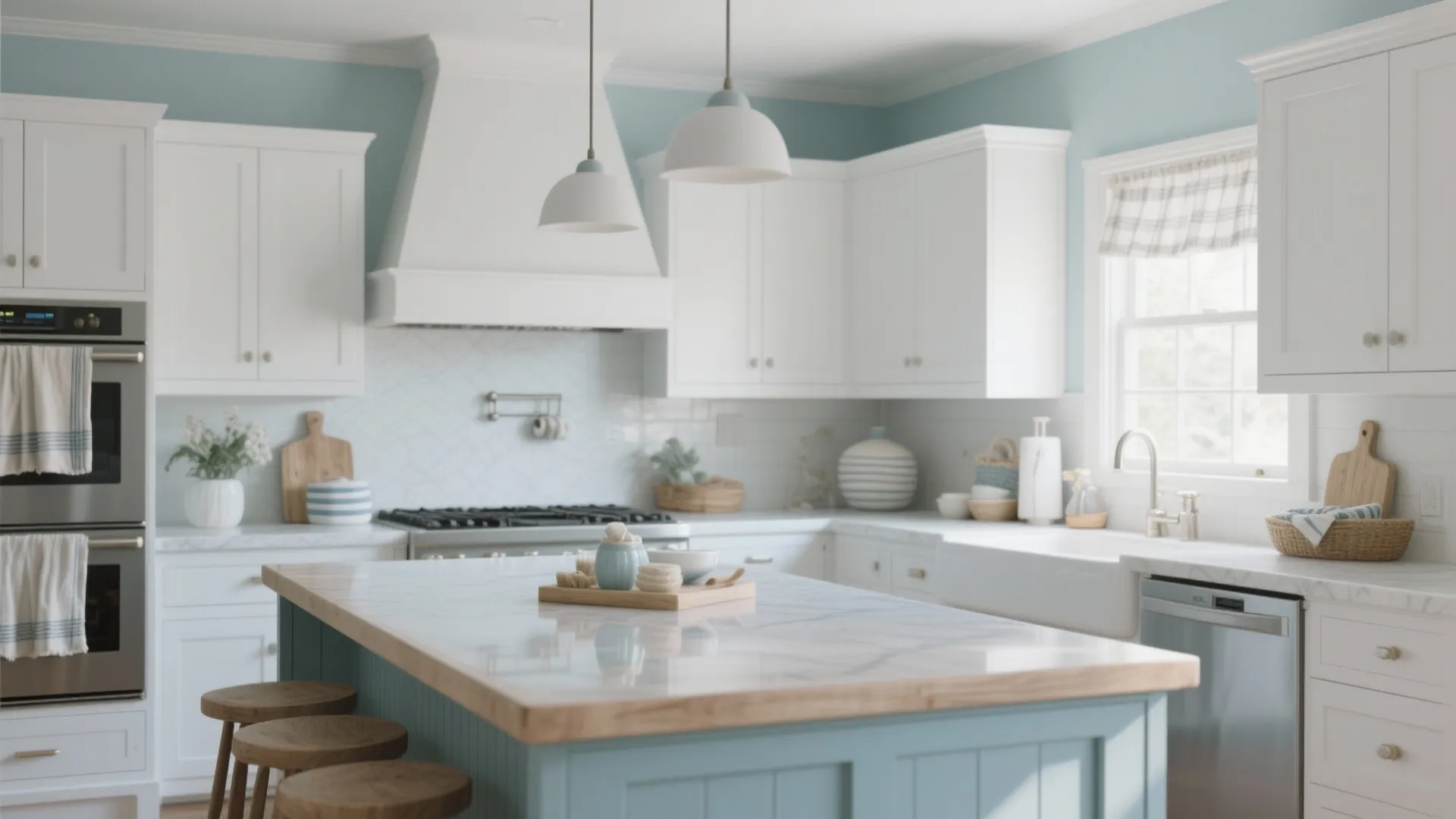 2. Serene Pale Blue for Coastal Freshness