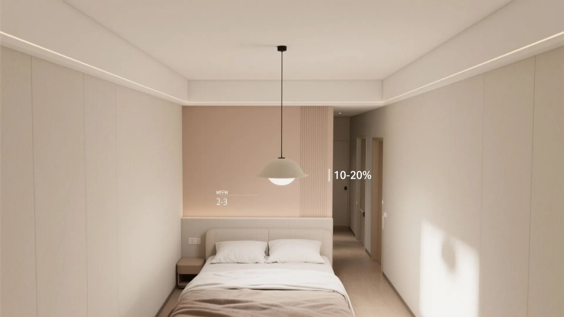 2) Pale ceilings and lifted sightlines: the 10% rule up top