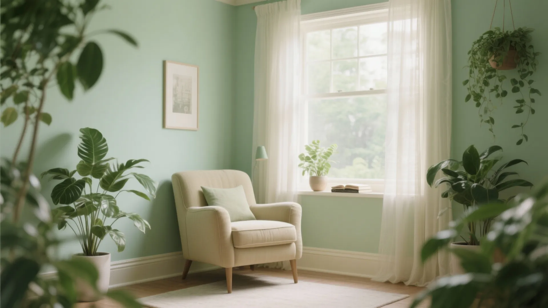 Pale Green for a Calming Vibe