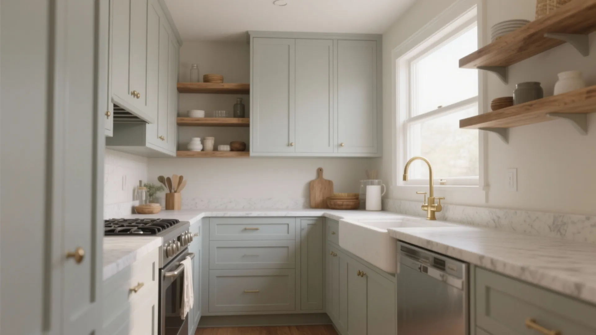 5 Gray Painted Kitchen Cabinet Ideas