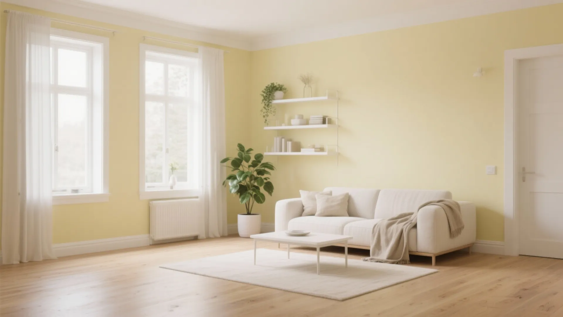 3. Pale Lemon for Scandinavian Calm