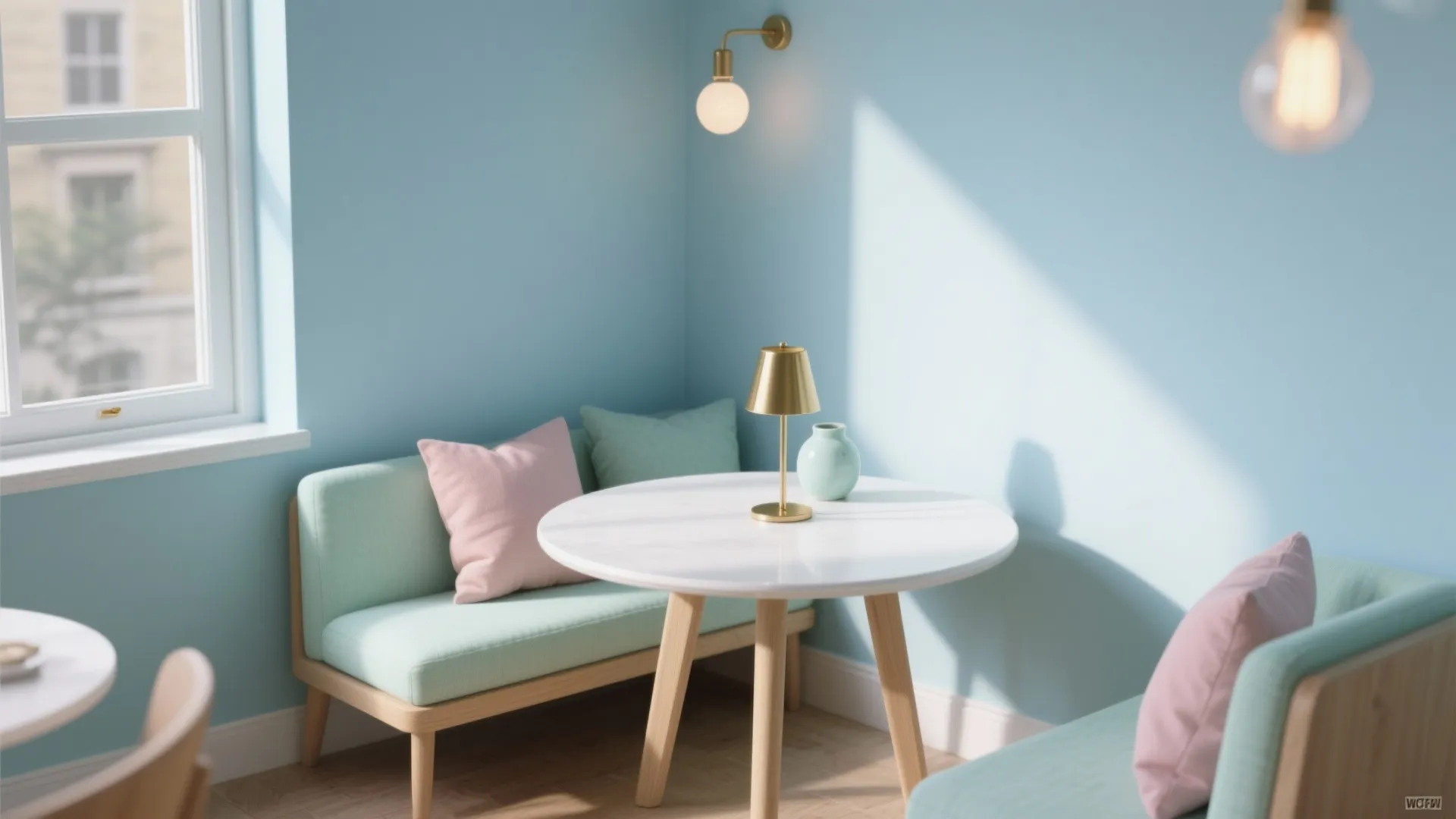 2. Pale Pastels to Expand the Perceived Space