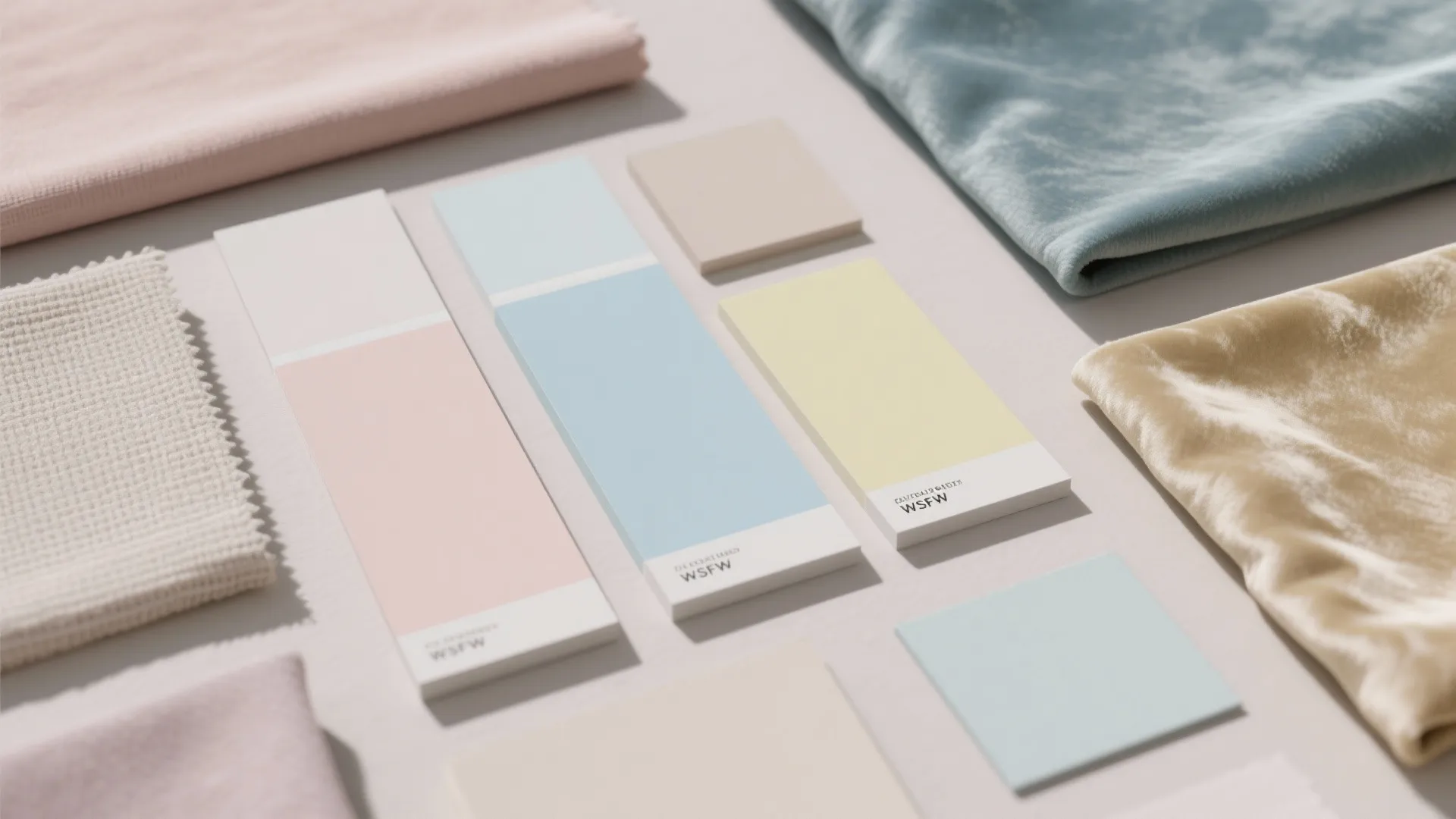 5. Pale Pastels with Matte Finishes
