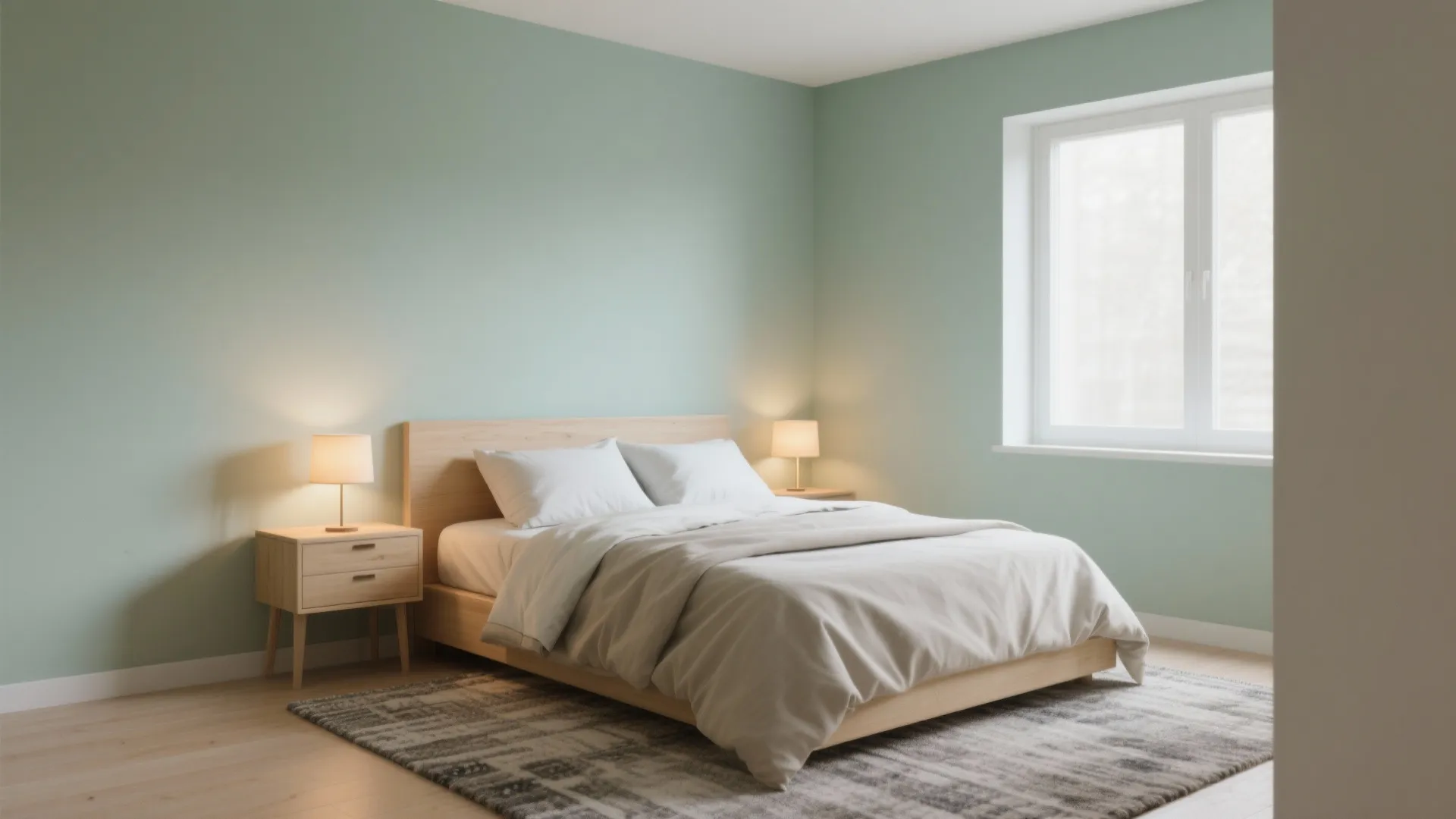 1. Pale Sage for a Calm Minimalist Look