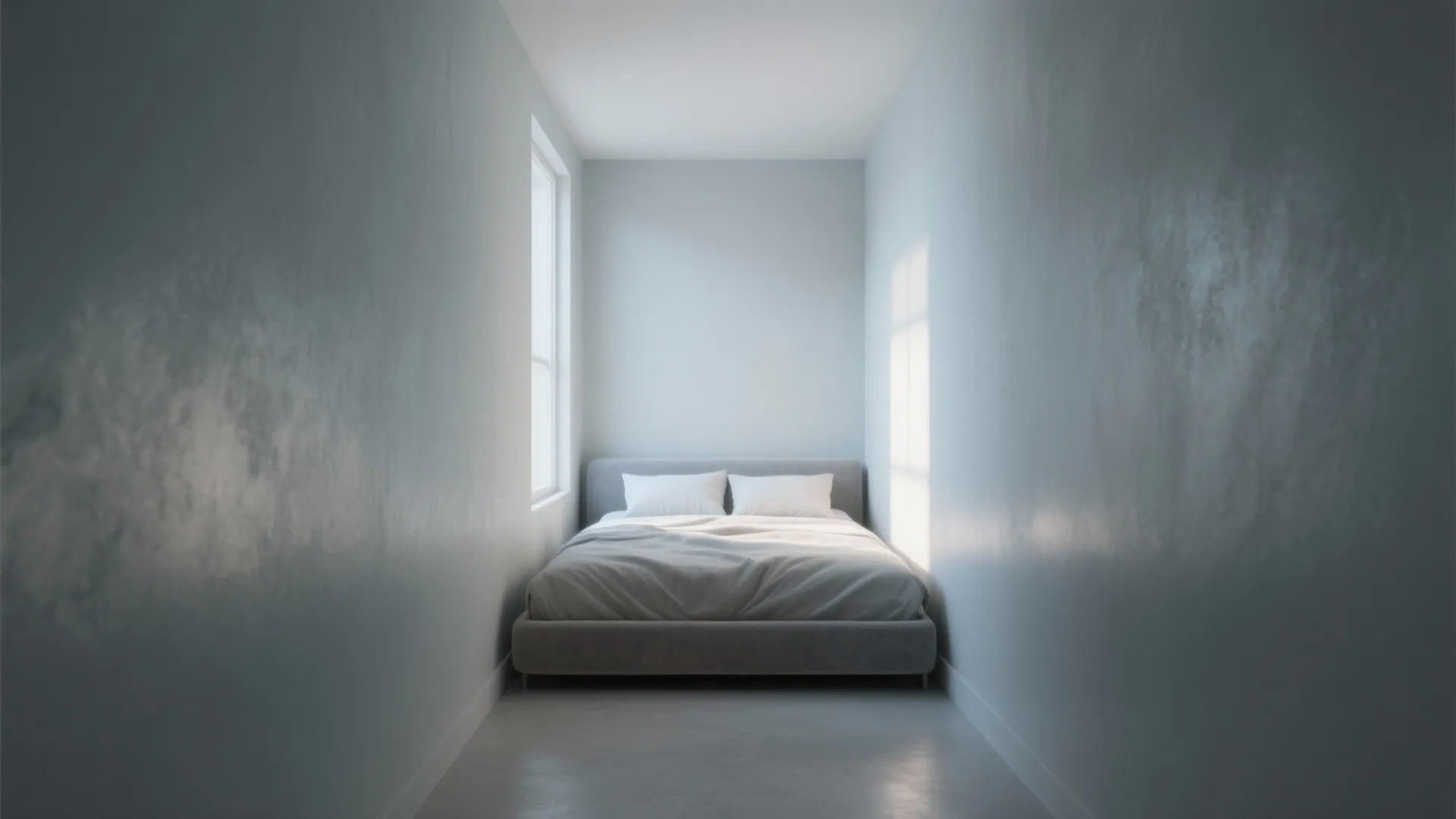 2. All-over Suede in Narrow Bedrooms