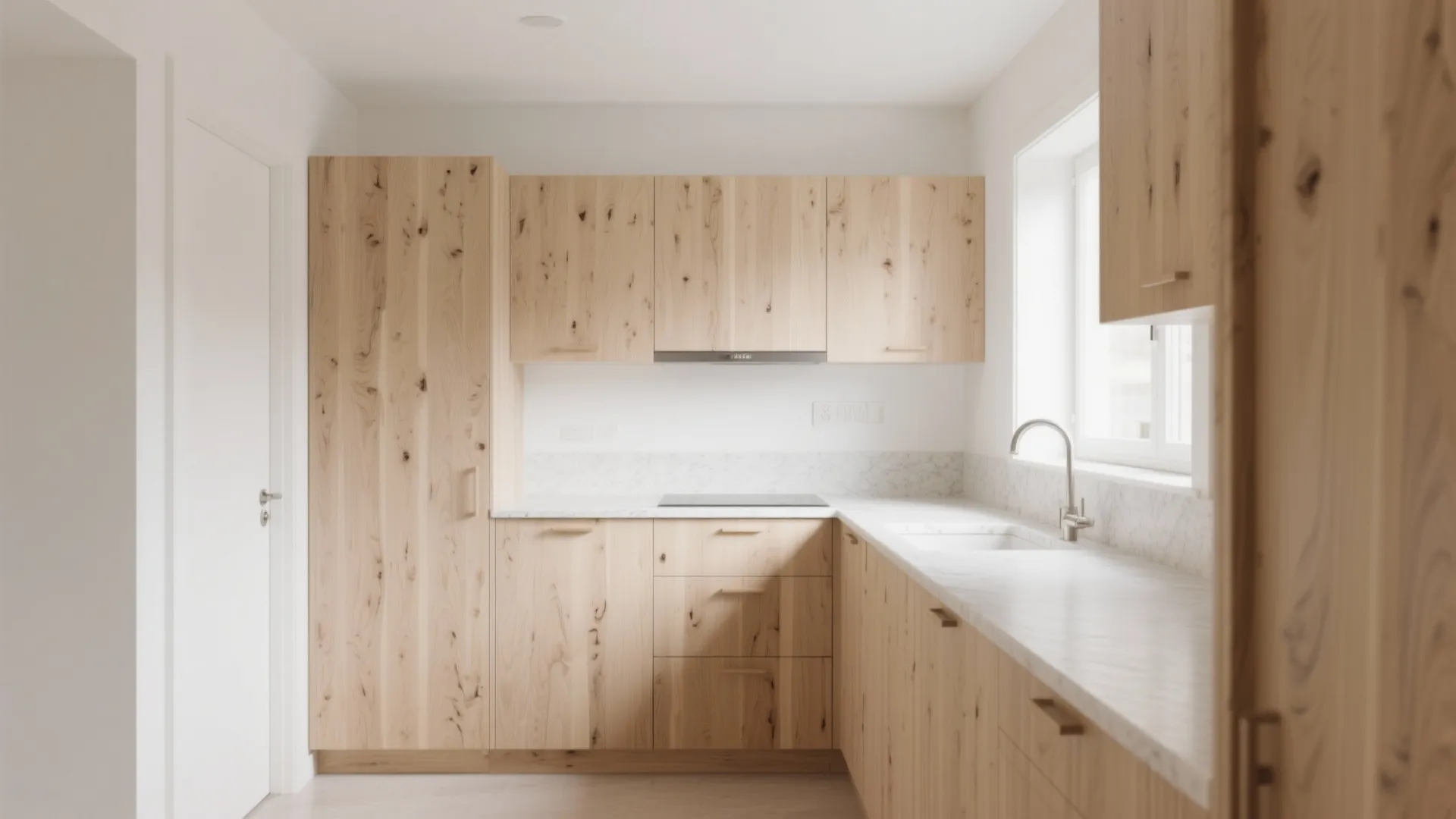 Scandi Light: Pale Wood Tones With Soft White