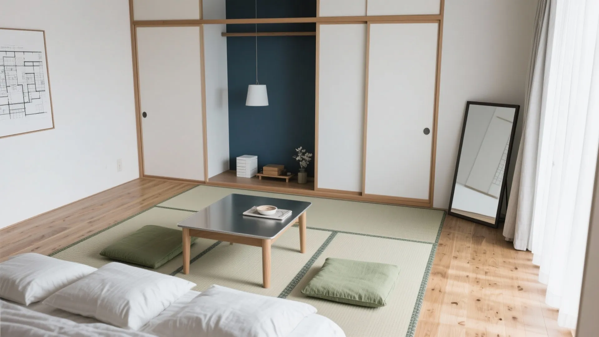 Tips 5: 色と素材は“3色＋1質感”で揃える（日本都市の暮らしに）