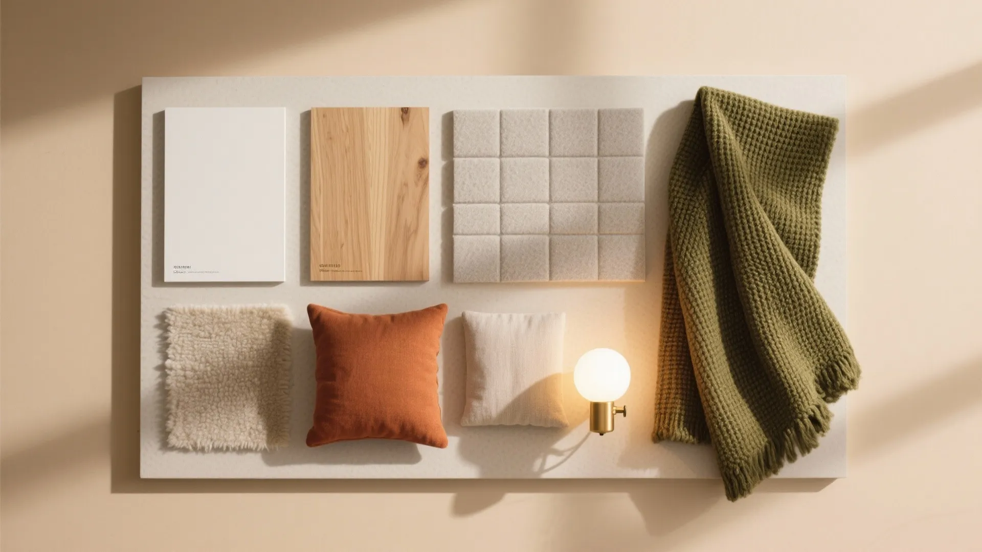 Daylight-first palette with quiet acoustics