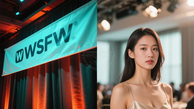 WSFW Event Space Design with Dramatic Lighting