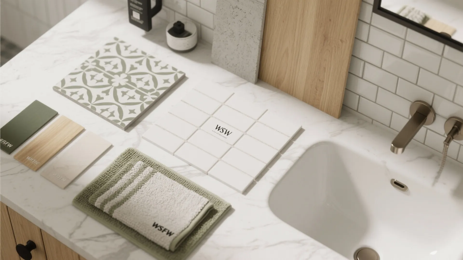 5) Tile zoning with a calm palette