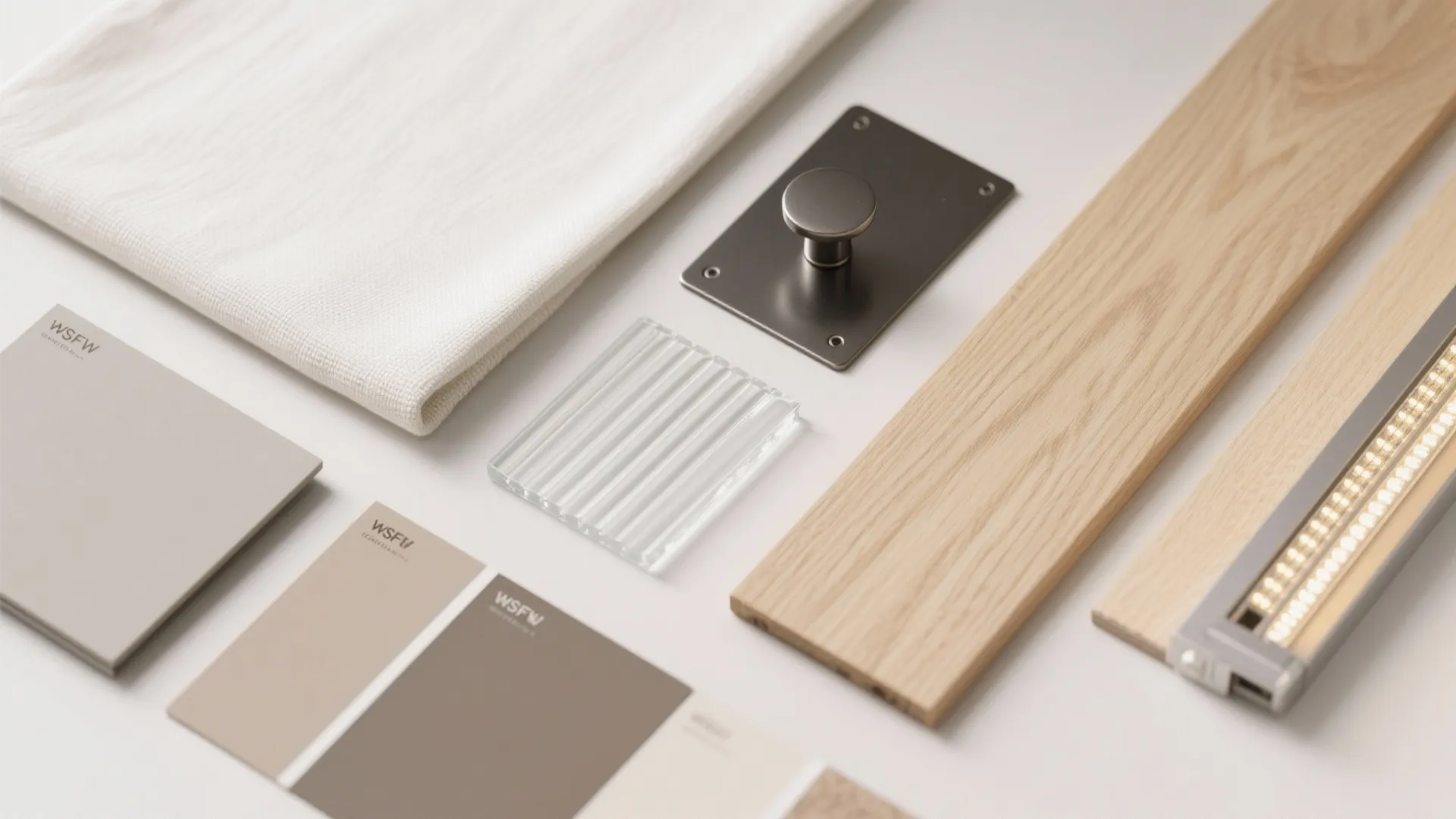 Light, color, and materials for an airy 1 BHK