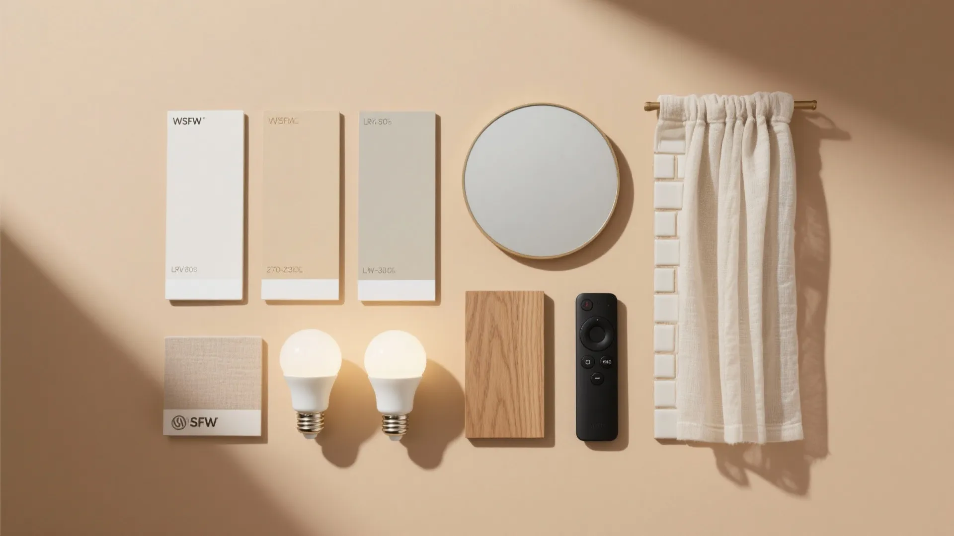 Light Palette, Layered Lighting, and Mirrors