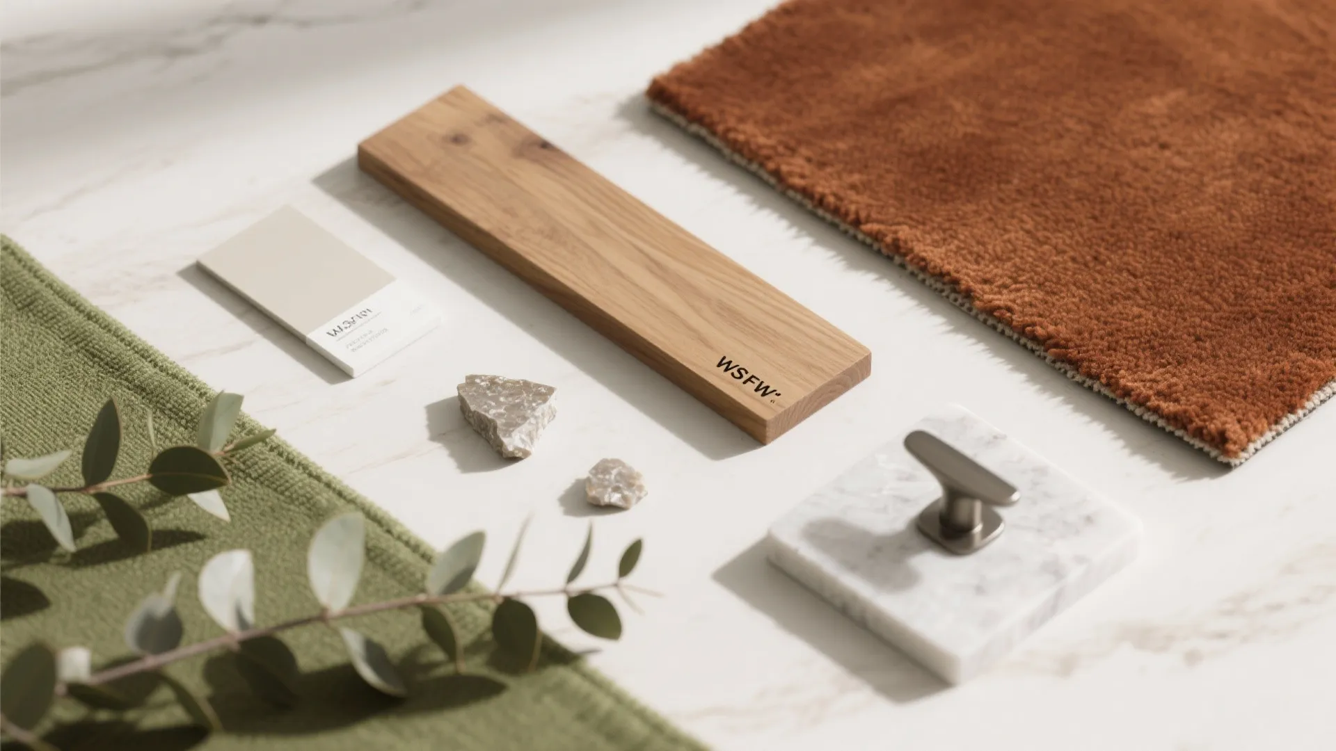 5) A calm, cohesive palette with warm wood accents