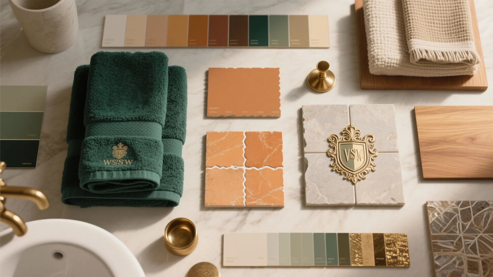 1. House-Color Palette & Subtle House Crests