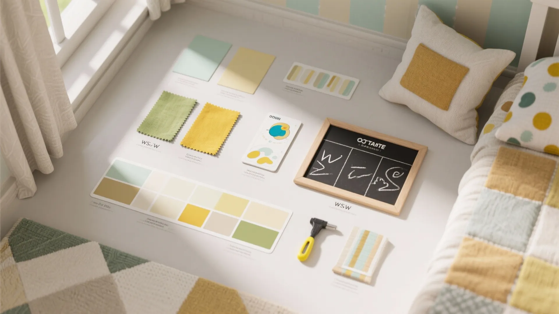 3. Adopt a flexible color palette and removable decor