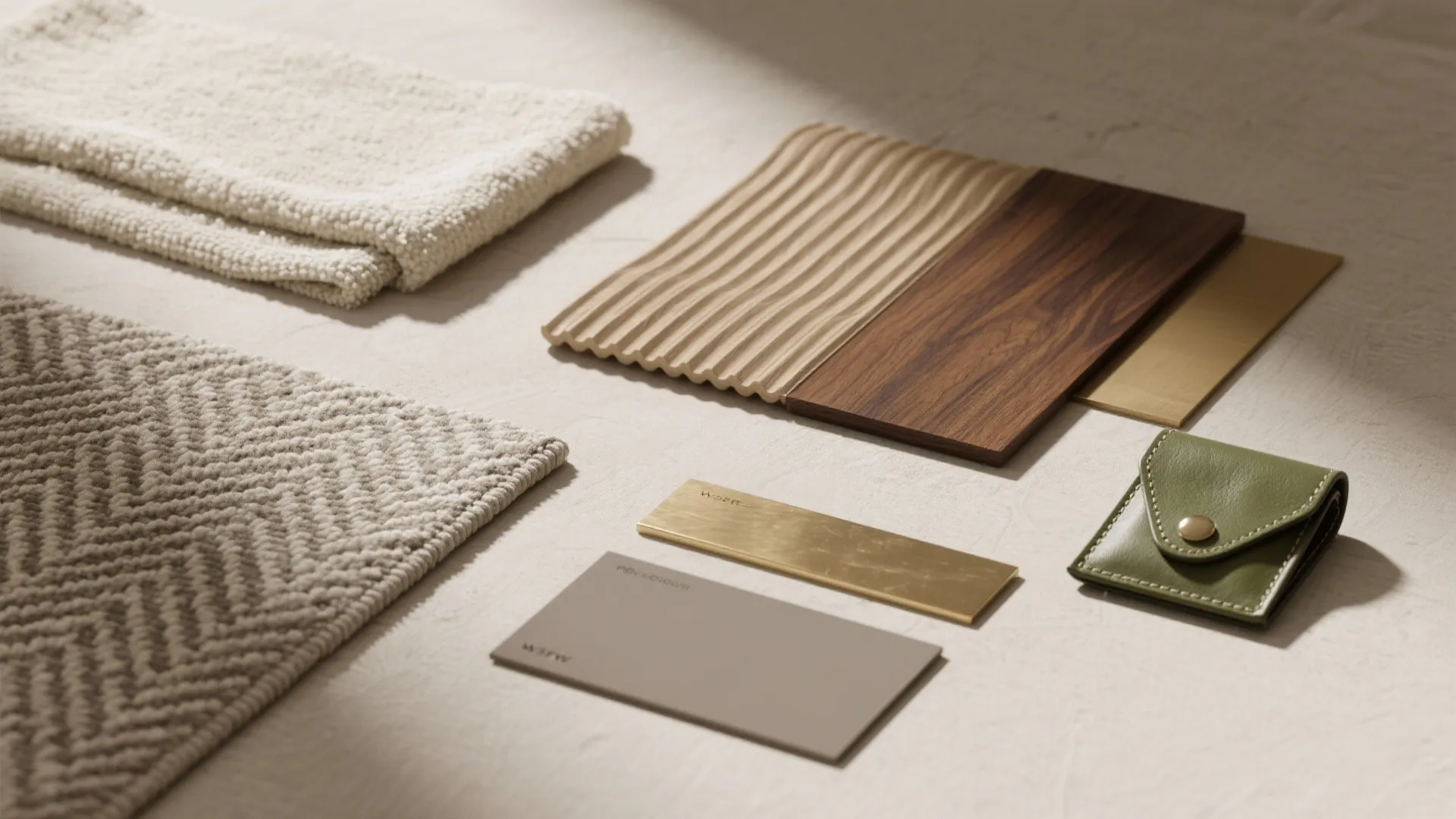 Quiet luxury palette and tactile layers