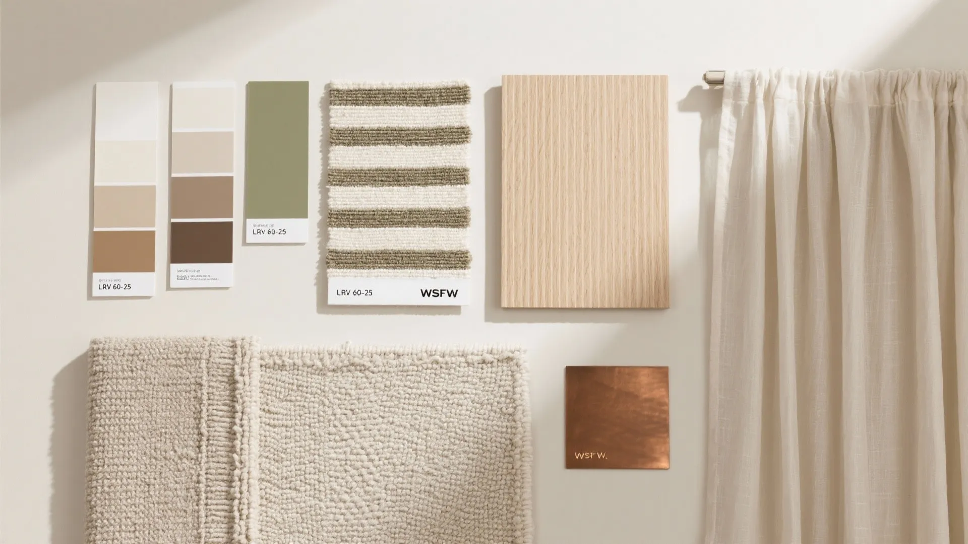 Color, Texture, and Line to Visually Widen the Room