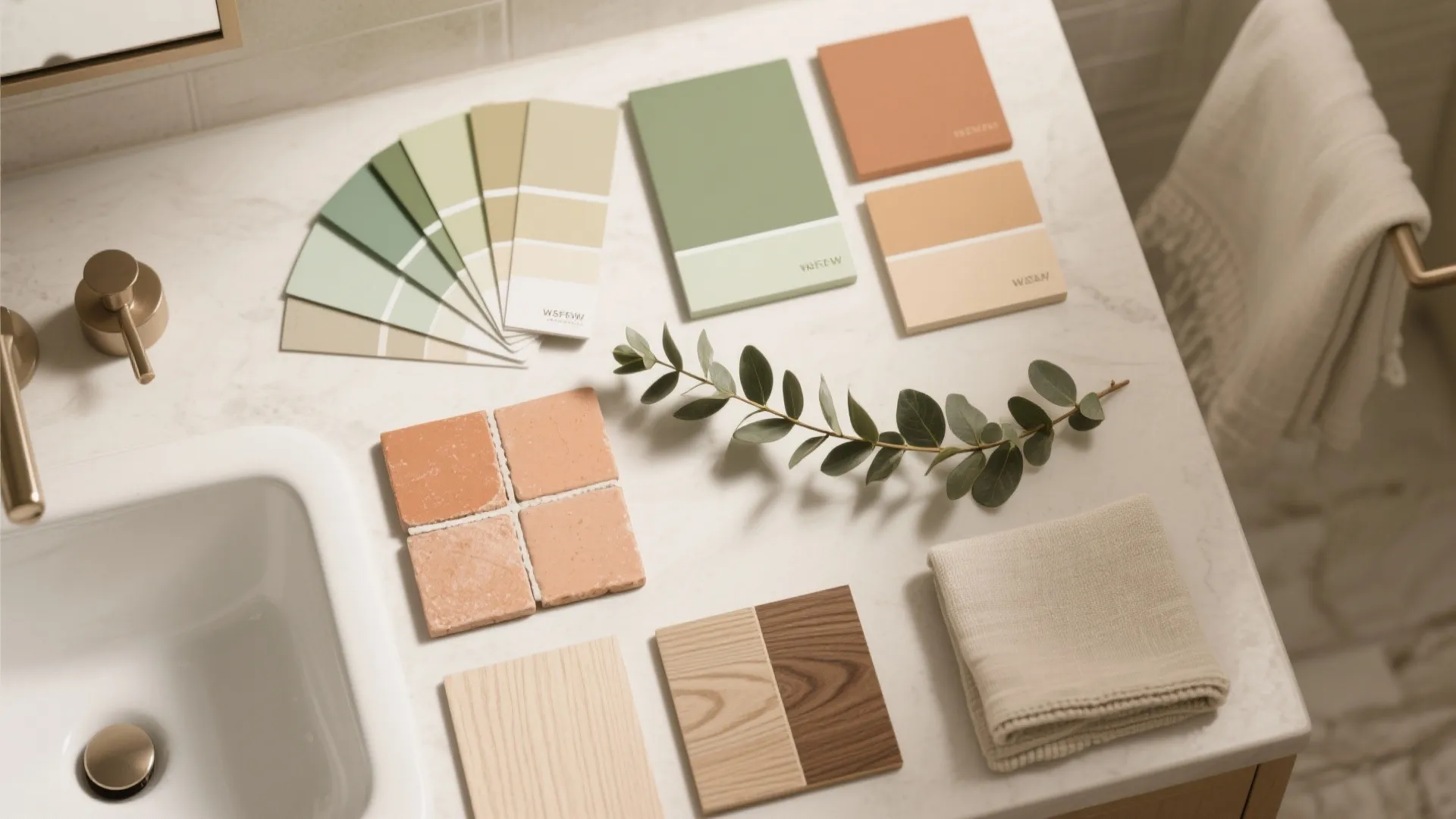 2. Layer soft, organic colors