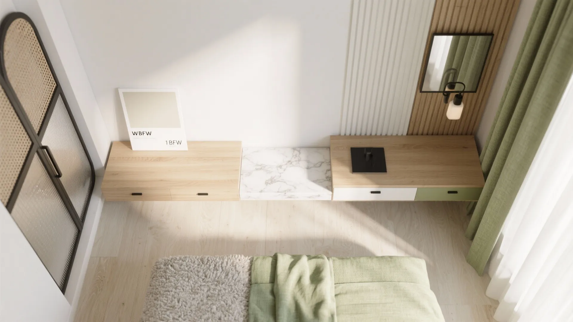 5) Light, Color, and Texture: A Calm Minimalist Envelope