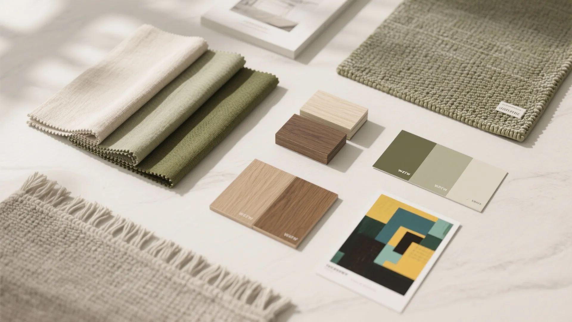 5. Cohesive palette and scaled decor