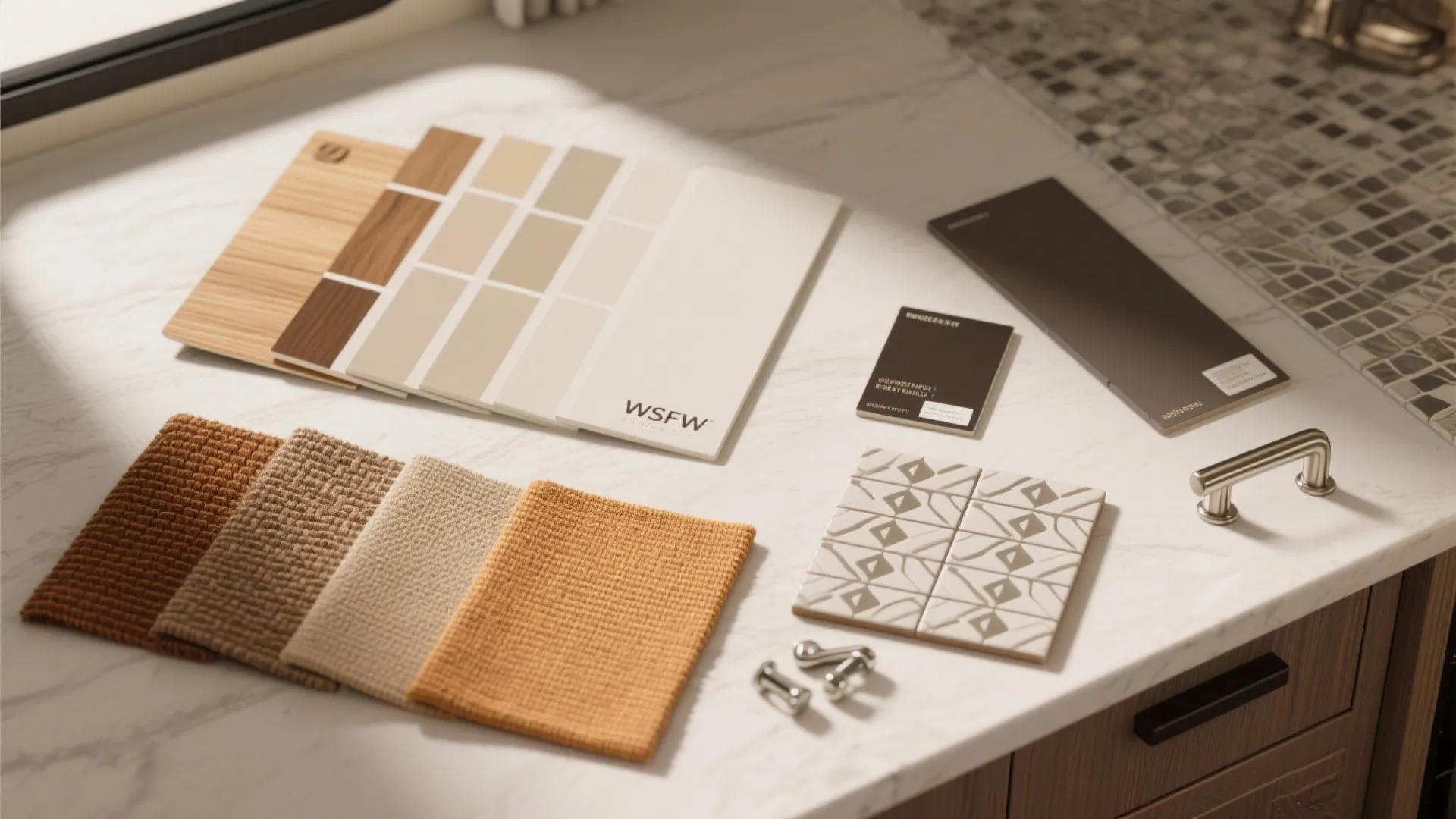 3. Bright neutrals with contrast accents