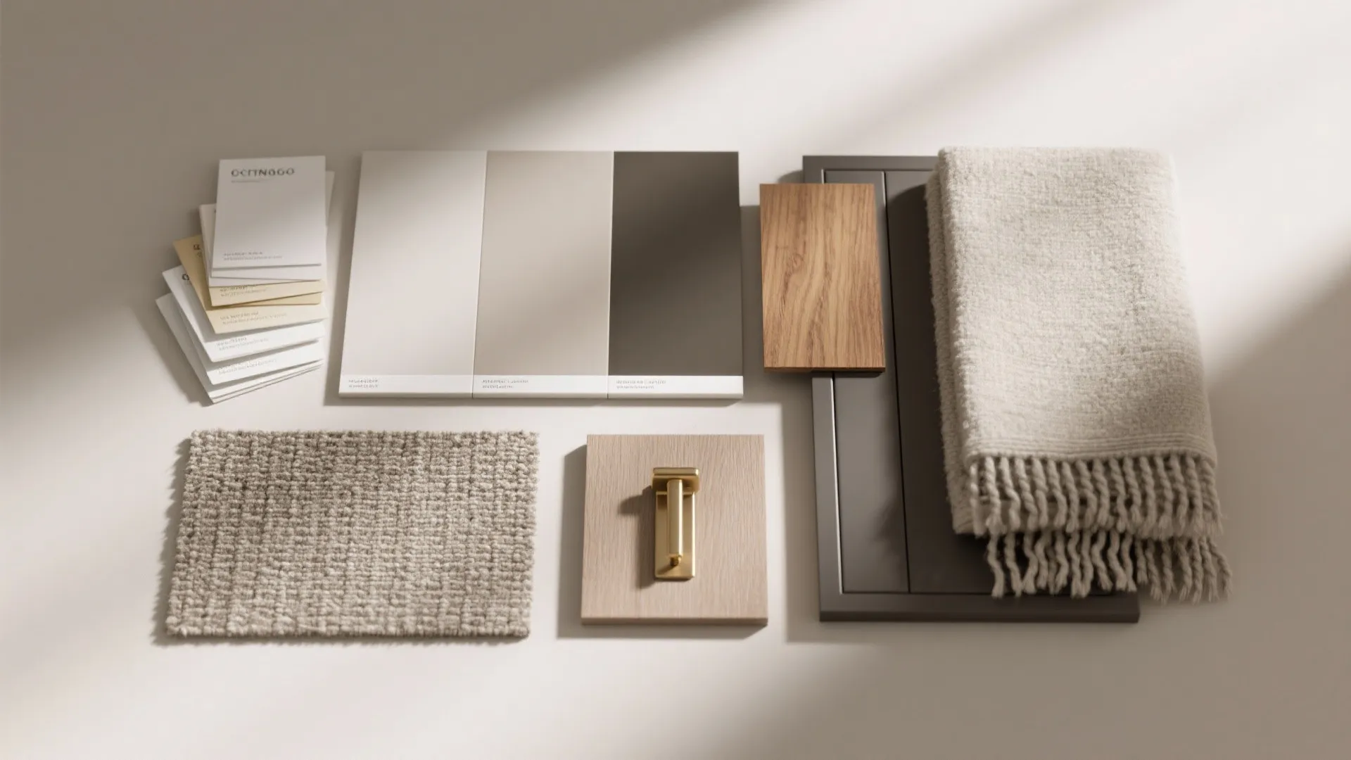 4. Light color palette with strategic contrast