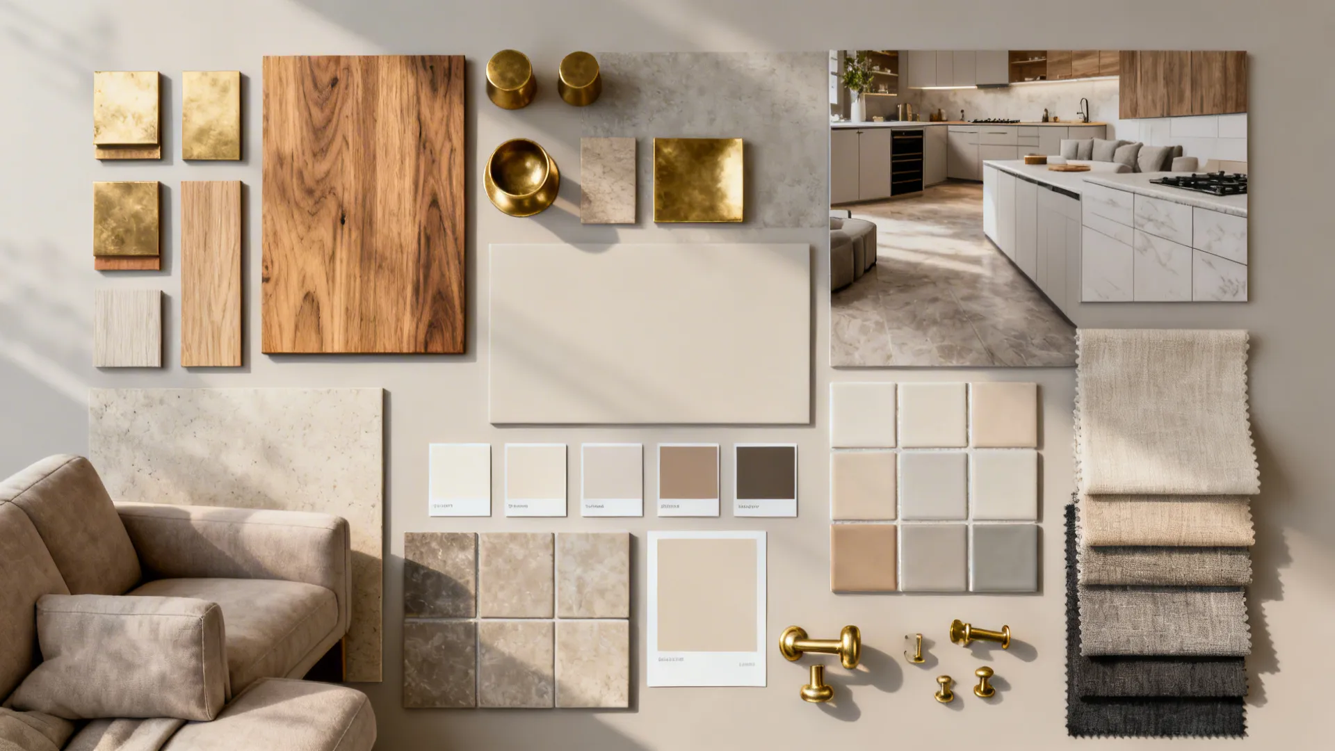 3. Consistent color palette across both areas