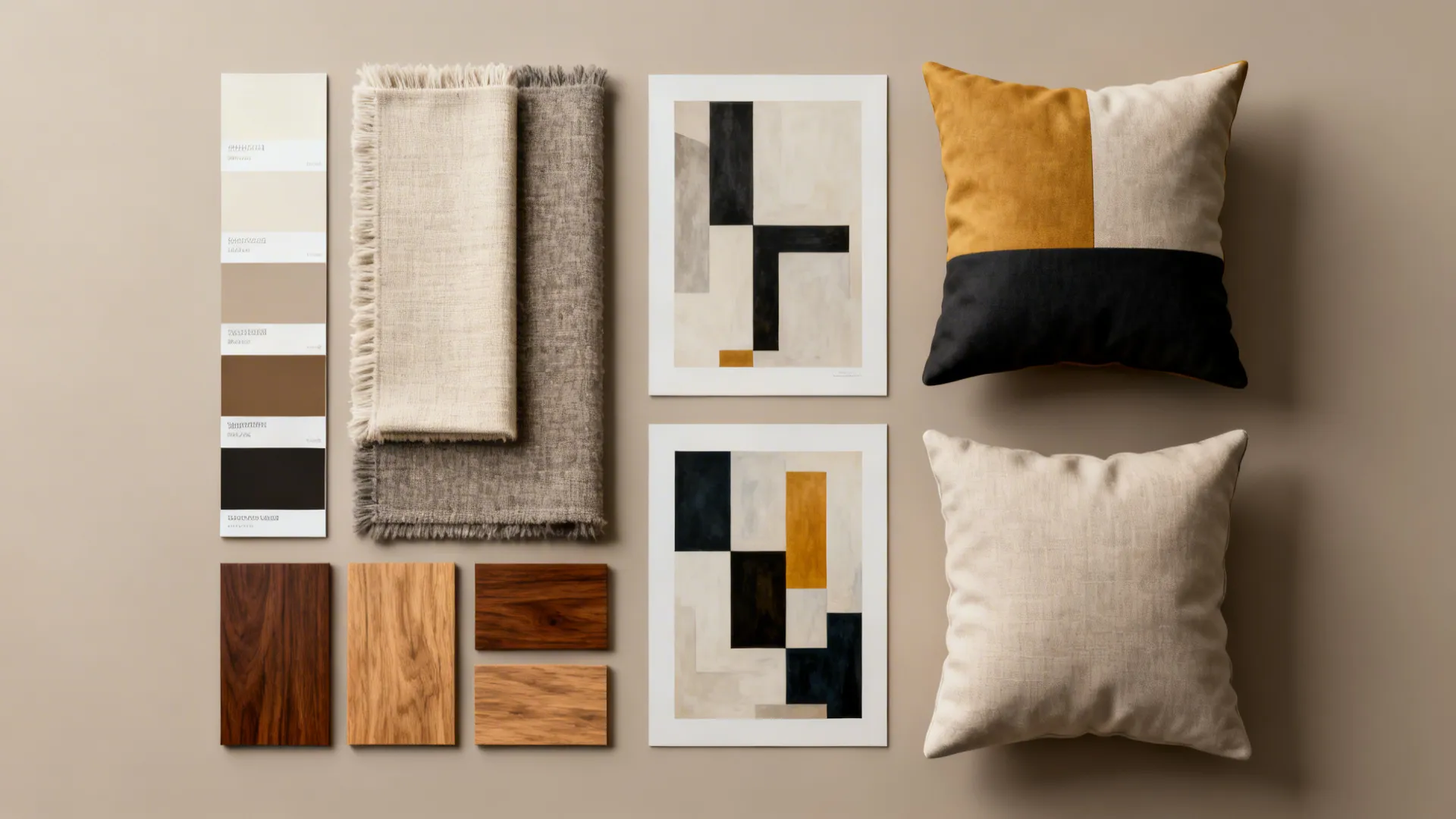 4. Keep a cohesive color palette, then add accents