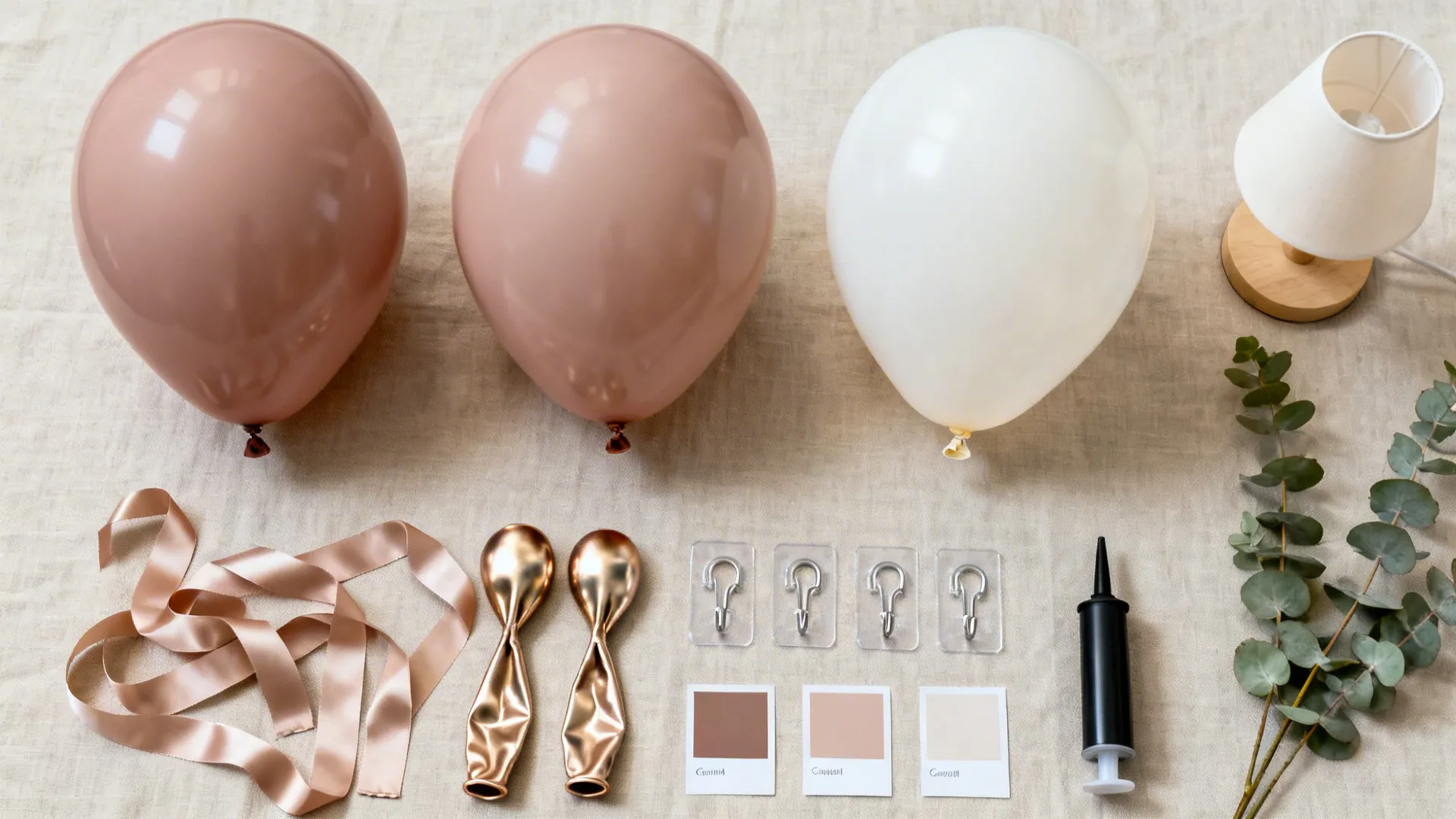 5) Color-Blocked Palette + Photo-Ready Backdrop