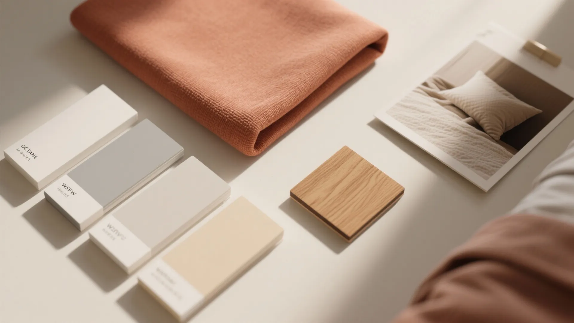 3. Light, warm color palette with accents