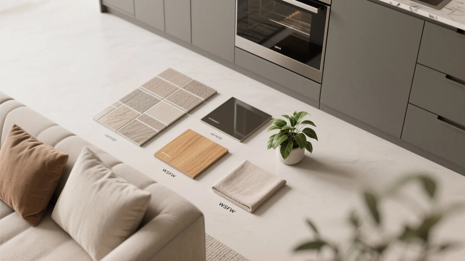 4. Coordinate palettes and materials