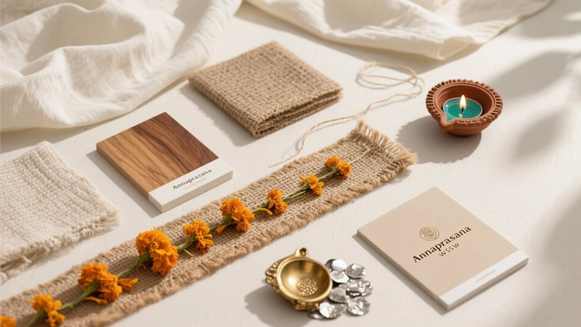 1) Soft Traditional Palette with Natural Fibers