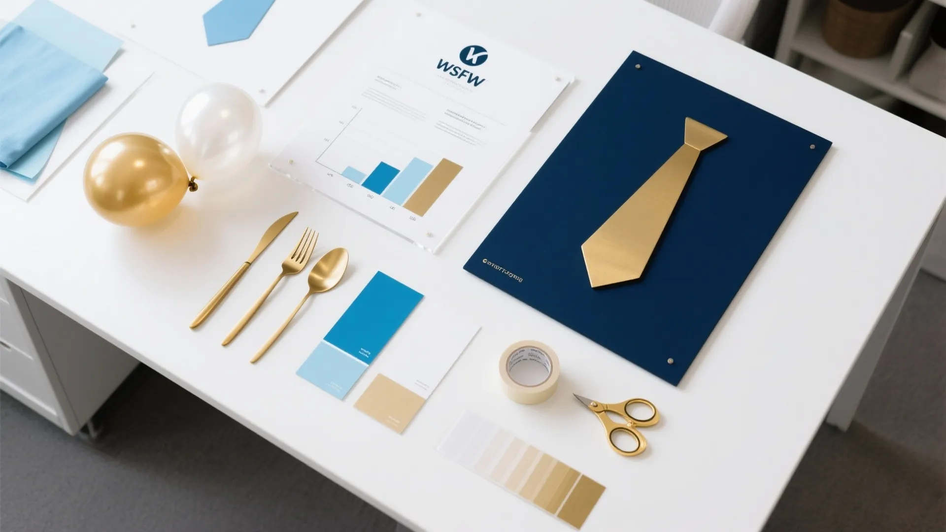 Corporate-Cute Palette & Signage