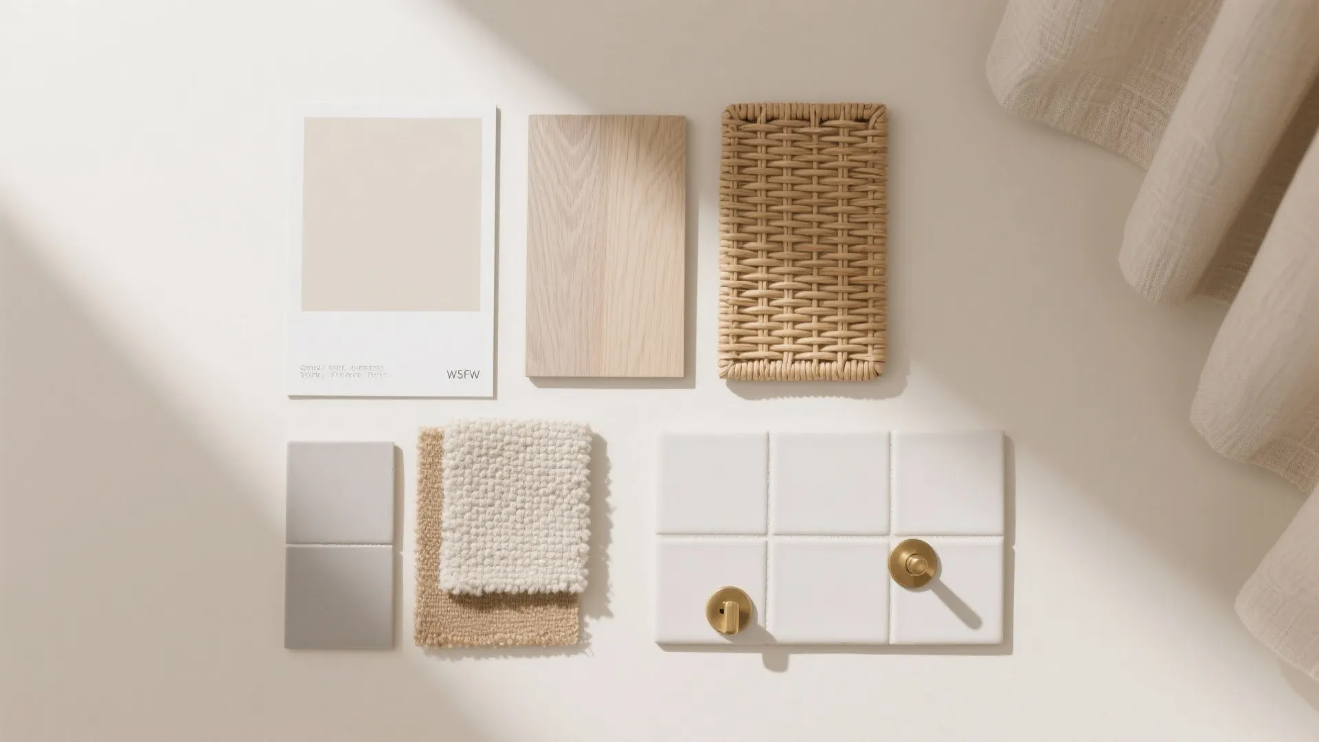 Idea 1: Light, Layered Palette with Textural Accents